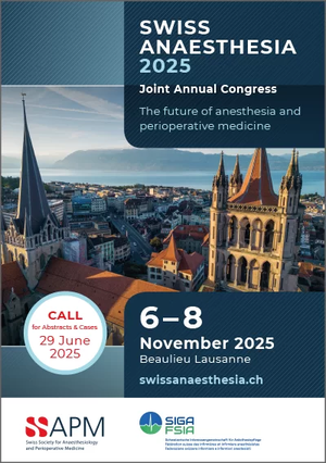 SwissAnaesthesia (SGAR) 2025